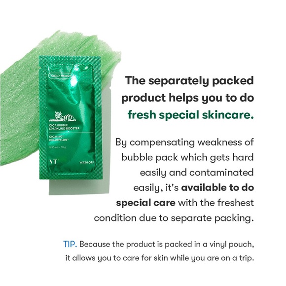 VT COSMETICS BUBBLE SPARKLING BOOSTER 10g x 10ea - Picture 7 of 15